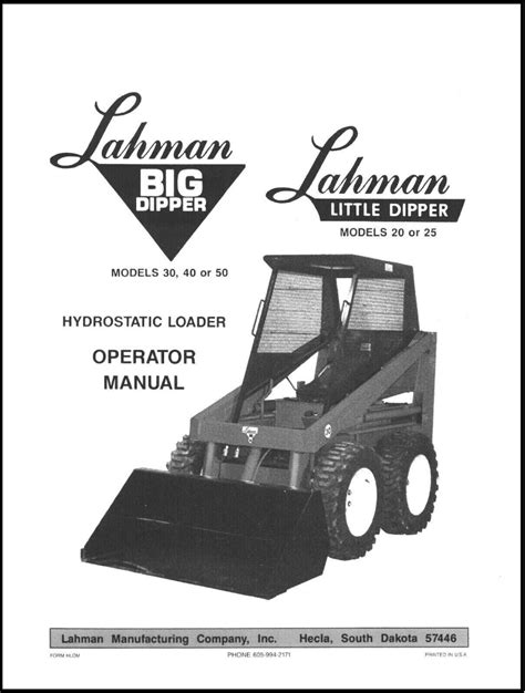 skid steer operating instructions